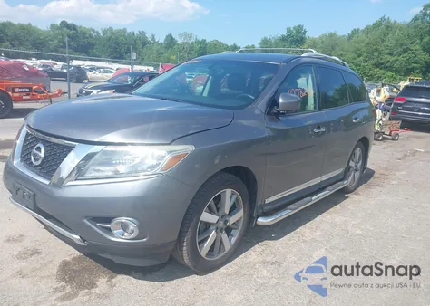2015 Nissan Pathfinder Platinum from USA, damaged, VIN 5N1AR2MM3FC601523